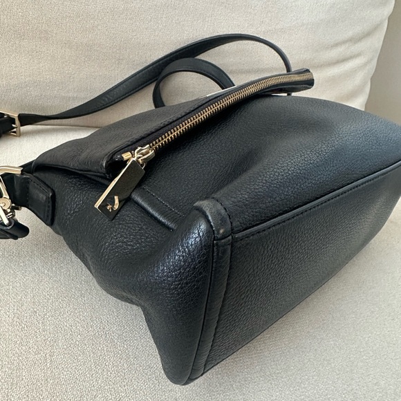 Kate Spade New York Highland Place Maria Leather Crossbody, Black - Picture 7 of 14